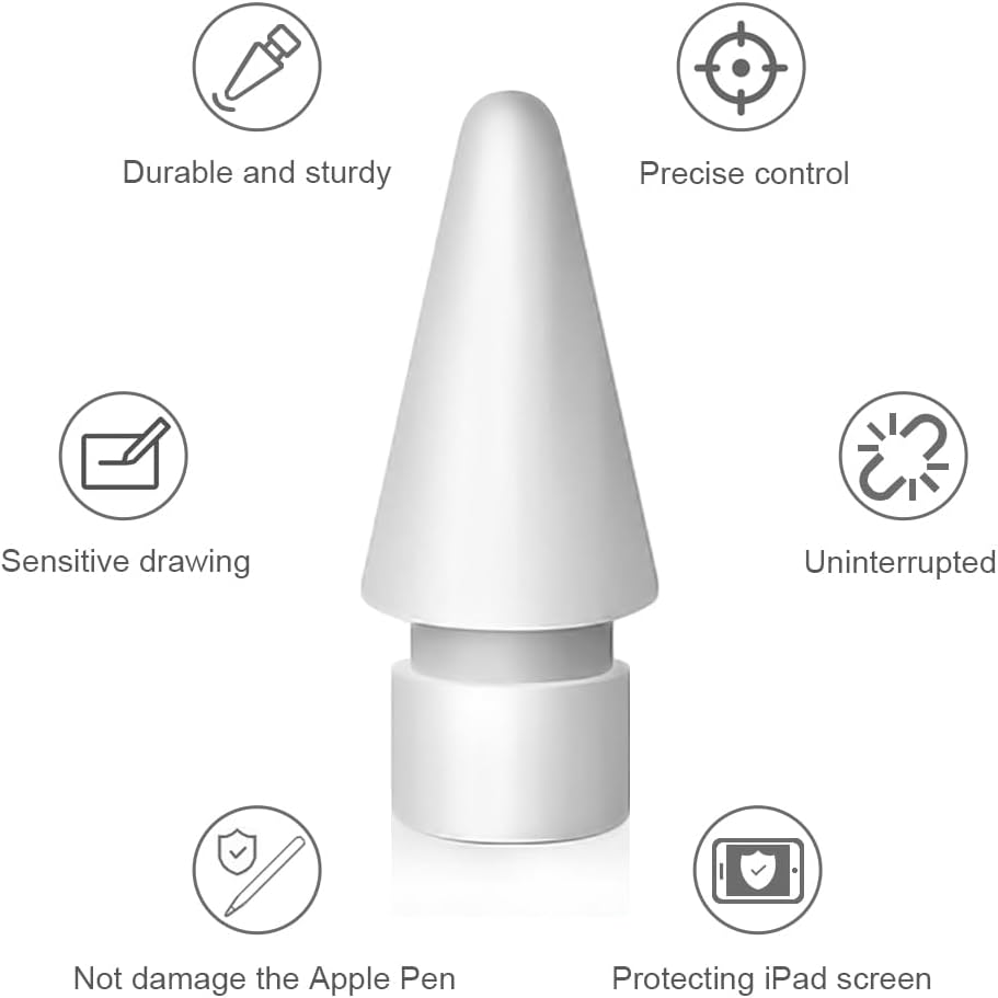 Apple Pencil Tips [ 4 Pack ]