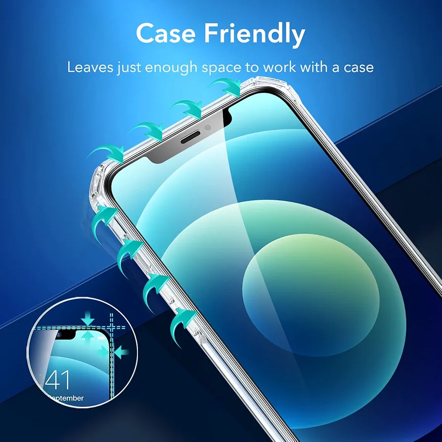 ESR Clear Tempered Glass [ iPhone 14 Family ]