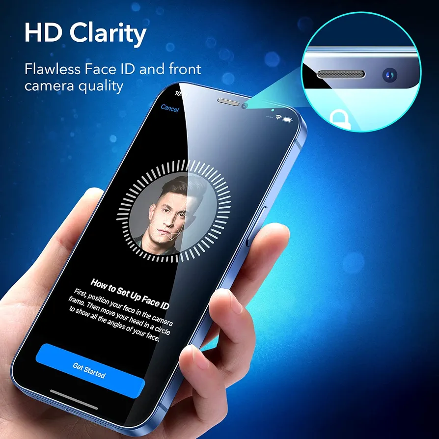 ESR Clear Tempered Glass [ iPhone 14 Family ]