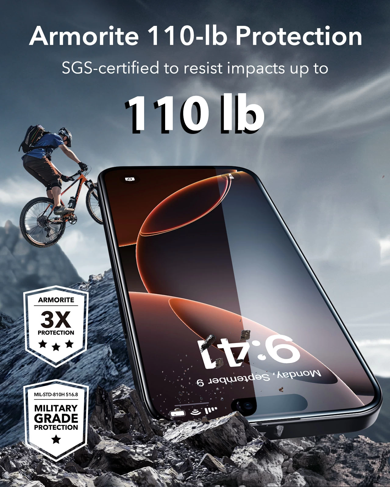 ESR Armorite Screen Protector [ iPhone 16 Family ]
