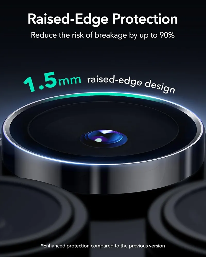 ESR Camera Lens Screen Protector [ iPhone 16 | 15 | 14 Family ]