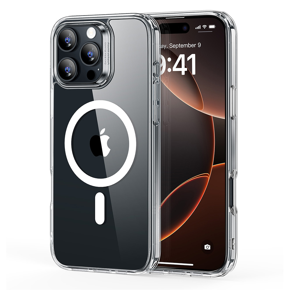 ESR Classic Hybrid Case with Halolock [ iPhone 16 Family ]