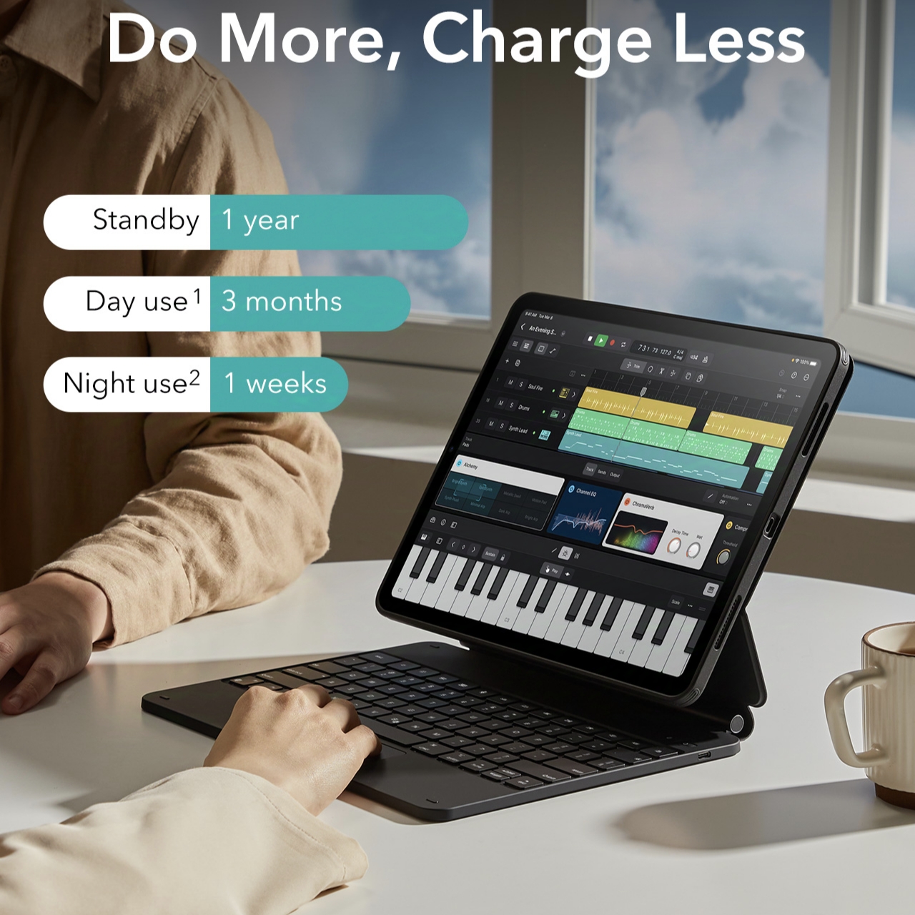 ESR Rebound Magnetic Keyboard US-English
