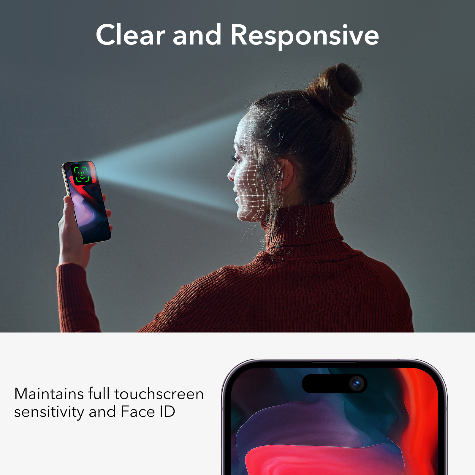 ESR Privacy Tempered Glass 2Pc [ iPhone 14 Family ]