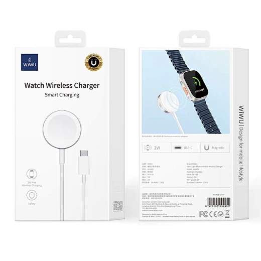 WiWU Watch Charger Wi-M18 [ White ]