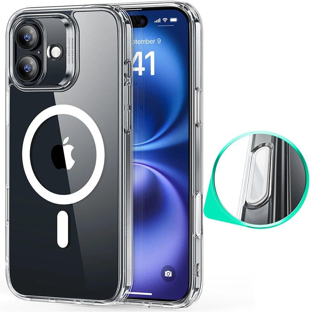 ESR HaloLock Classic Hybrid Clear Case (Camera Control) 