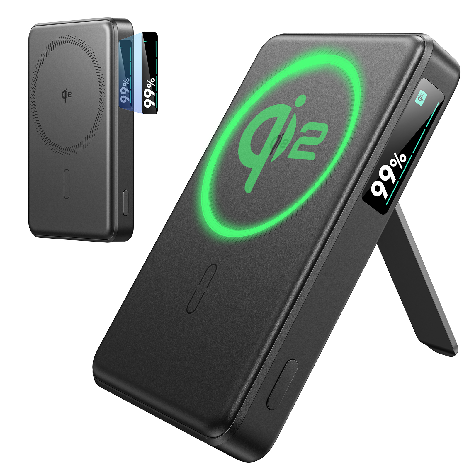 ESR Qi2 MagSlim Kickstand Power Bank (10000mAh) 