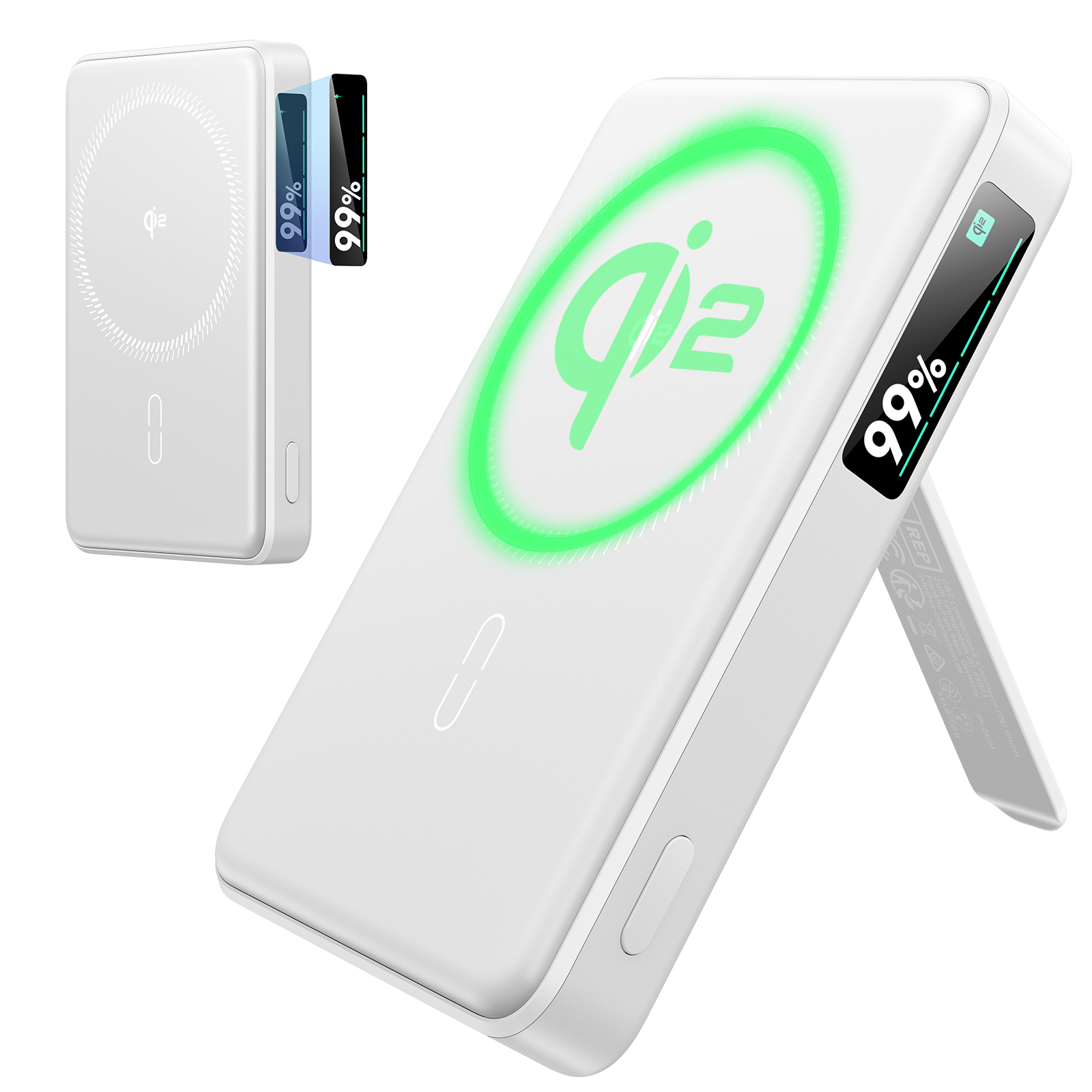 ESR Qi2 MagSlim Kickstand Power Bank (10000mAh) 