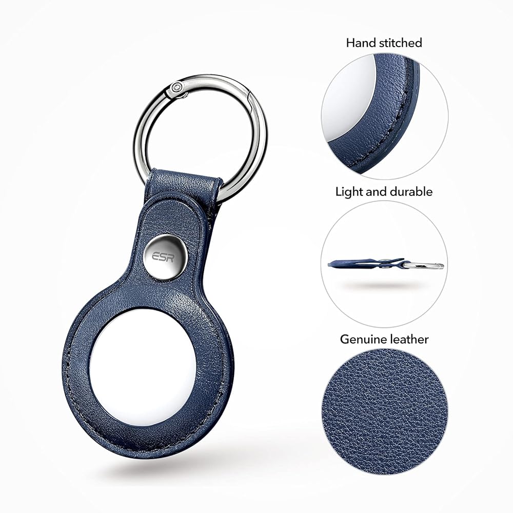 ESR Metro Tag Keychain for AirTag (Leather)