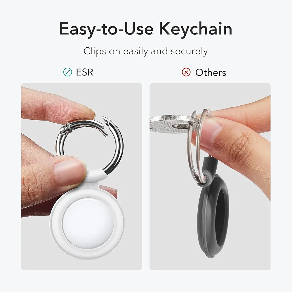 ESR Metro Tag Keychain for AirTag (Silicone)
