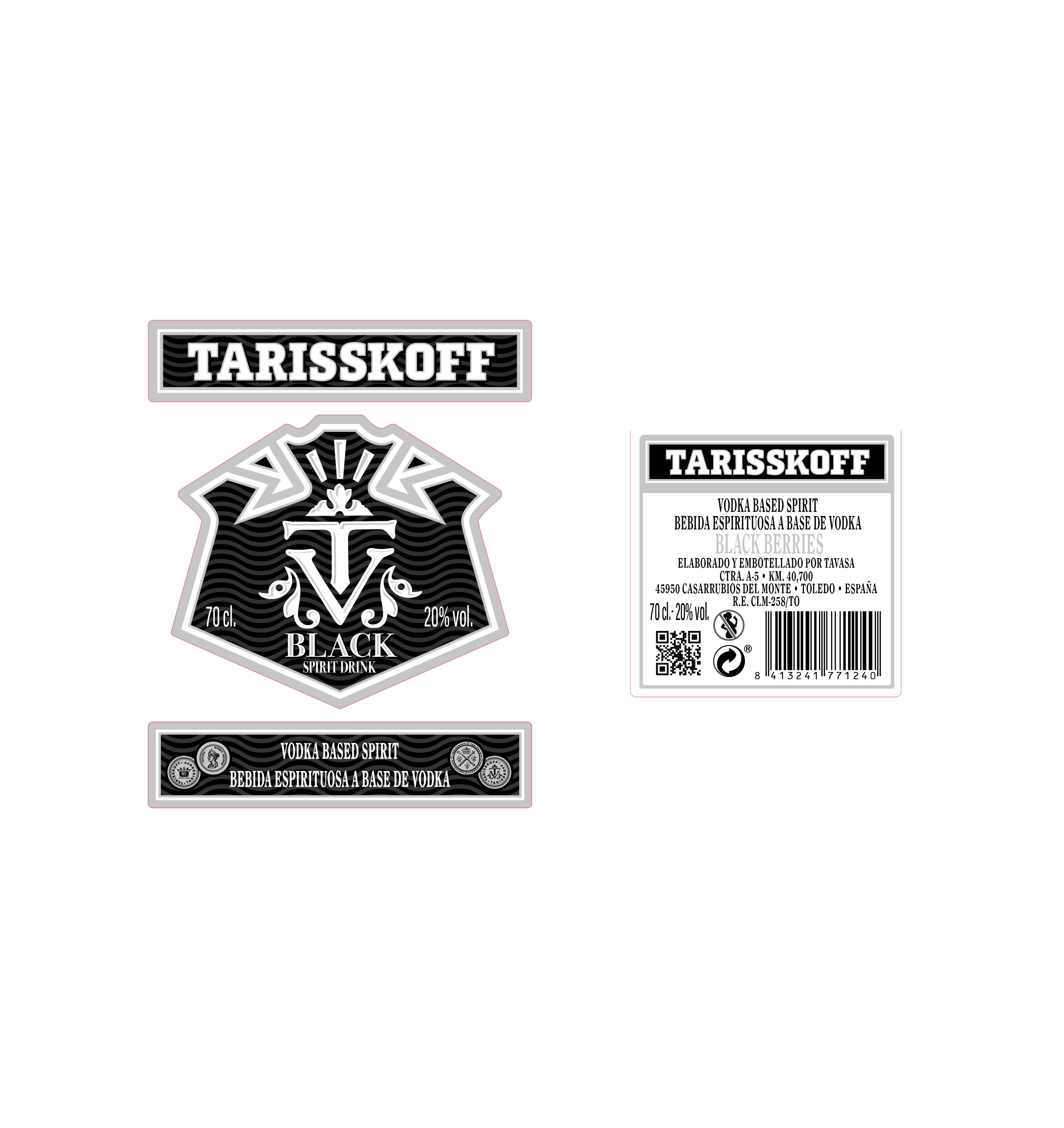 Tariskoff Black Vodka