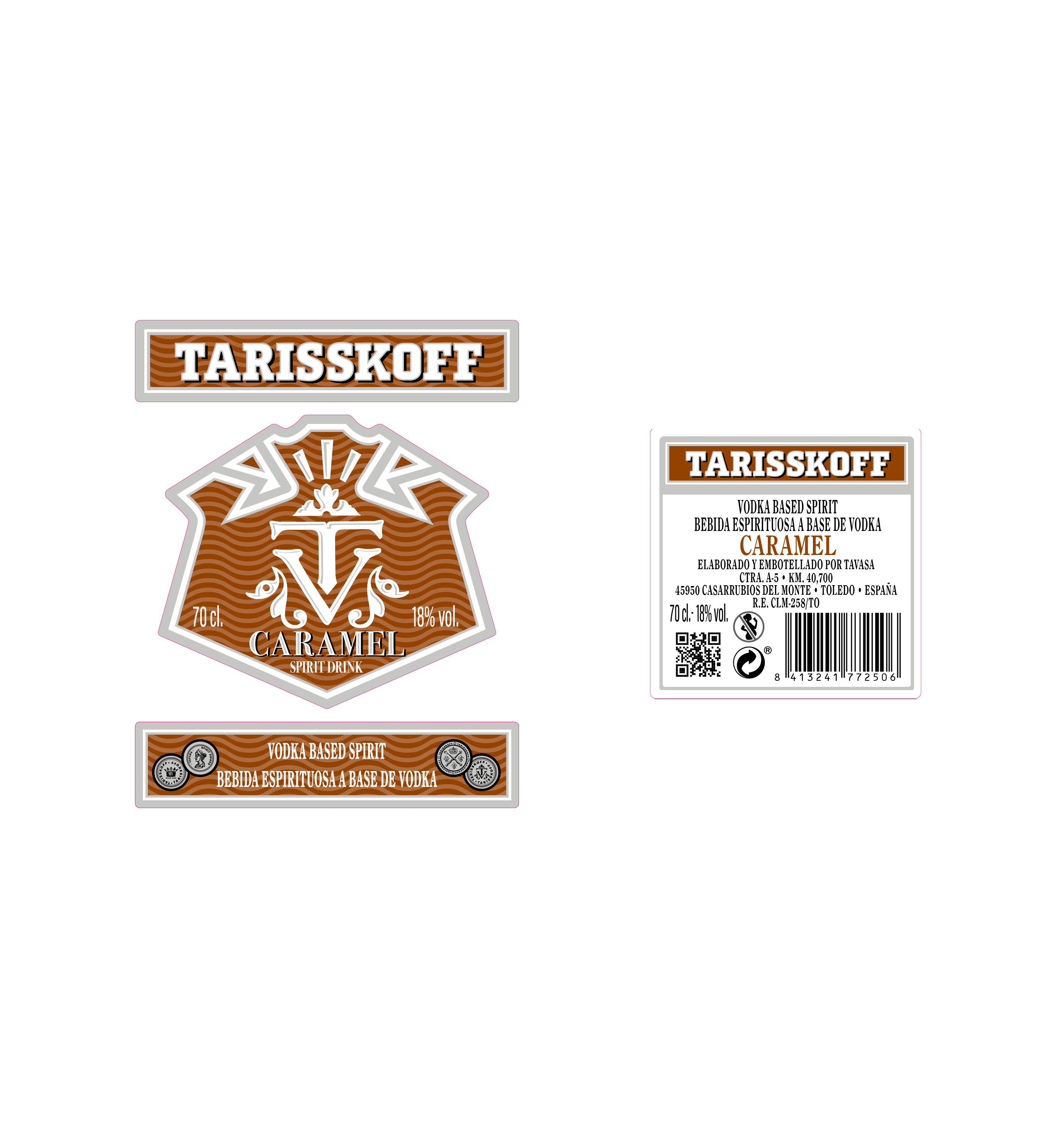 Tarisskoff Vodka Caramelo 