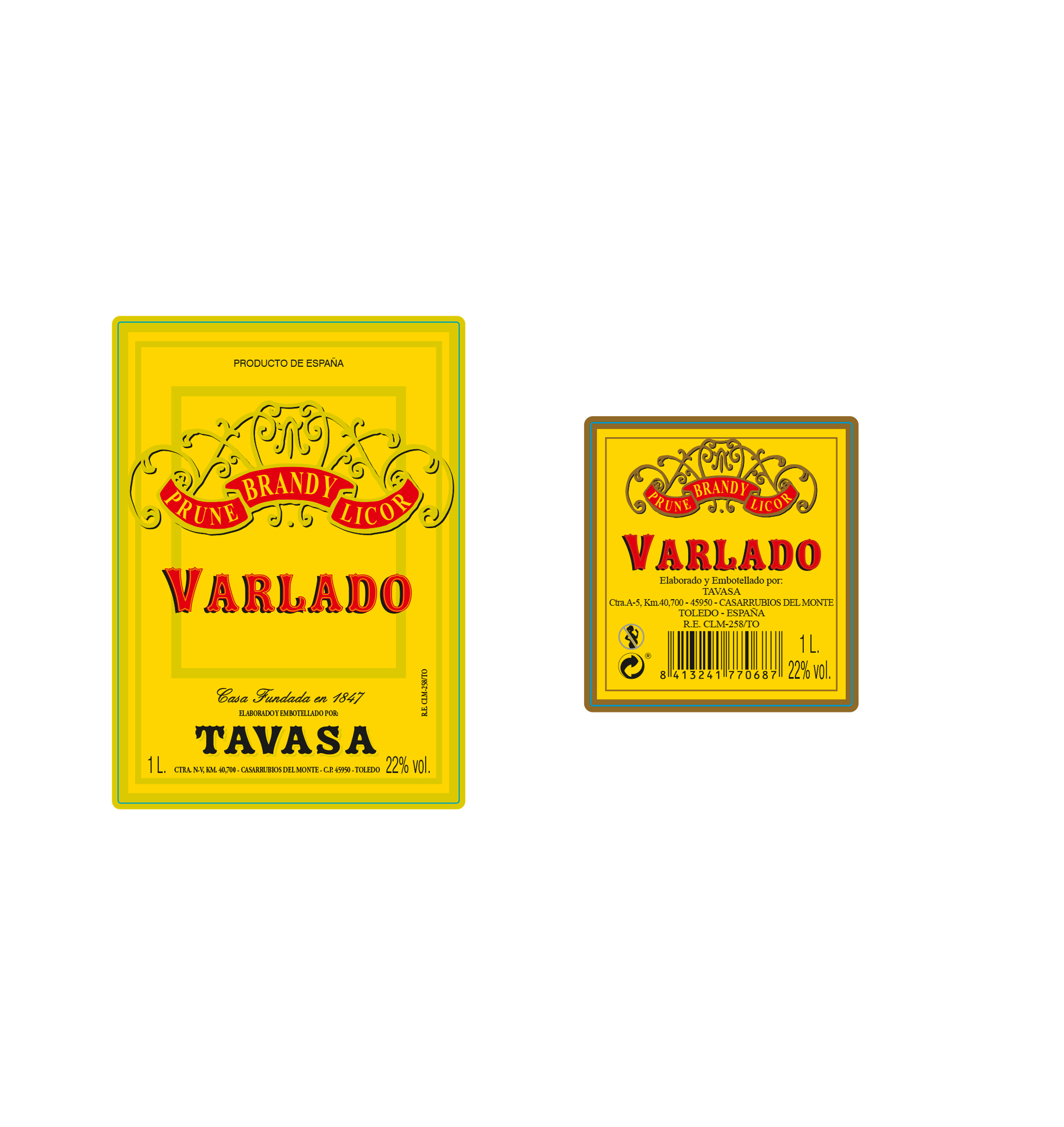 Spirit Licor Prune Brandy Varlado