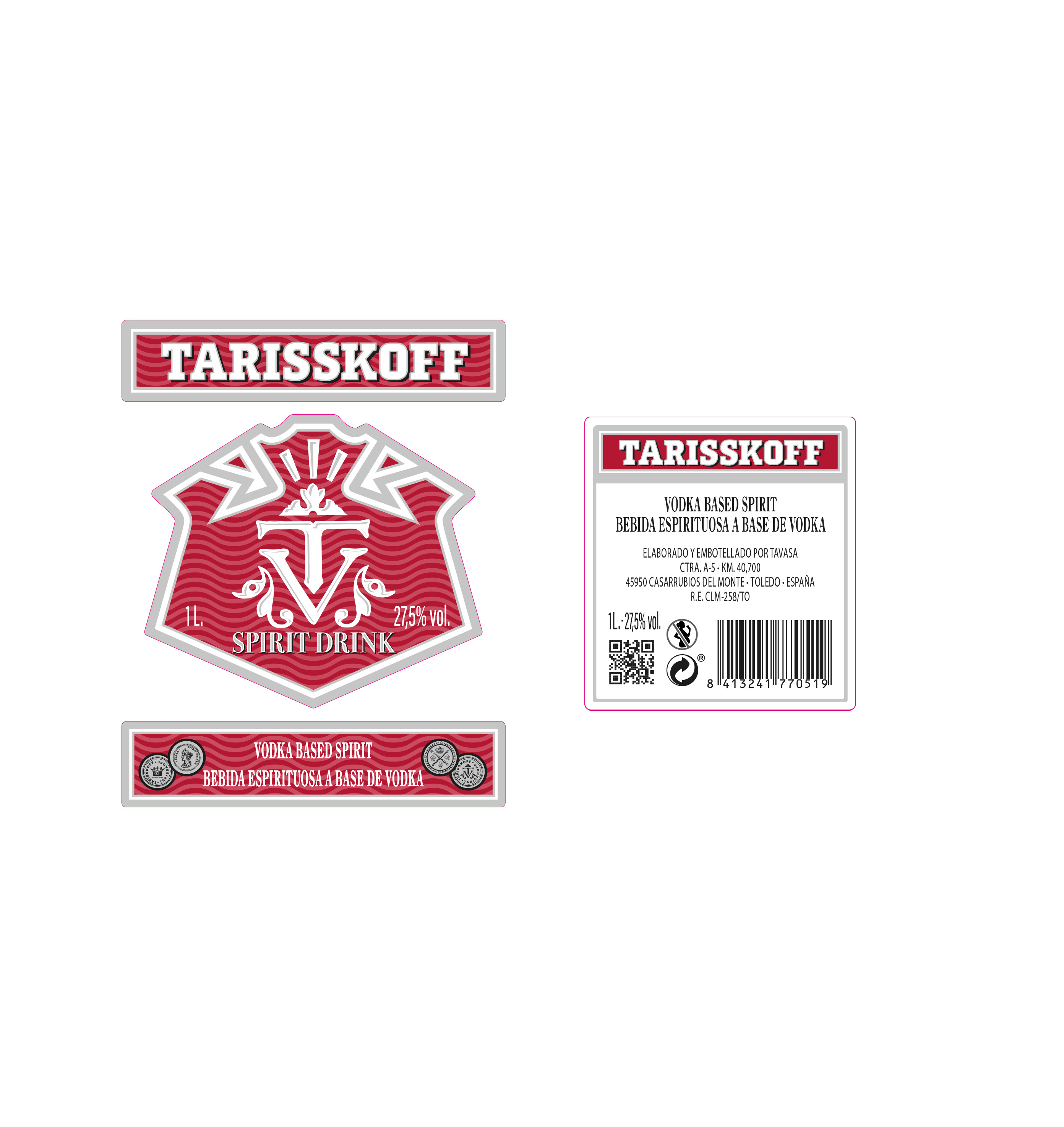 Spirit Vodka Tarisskoff
