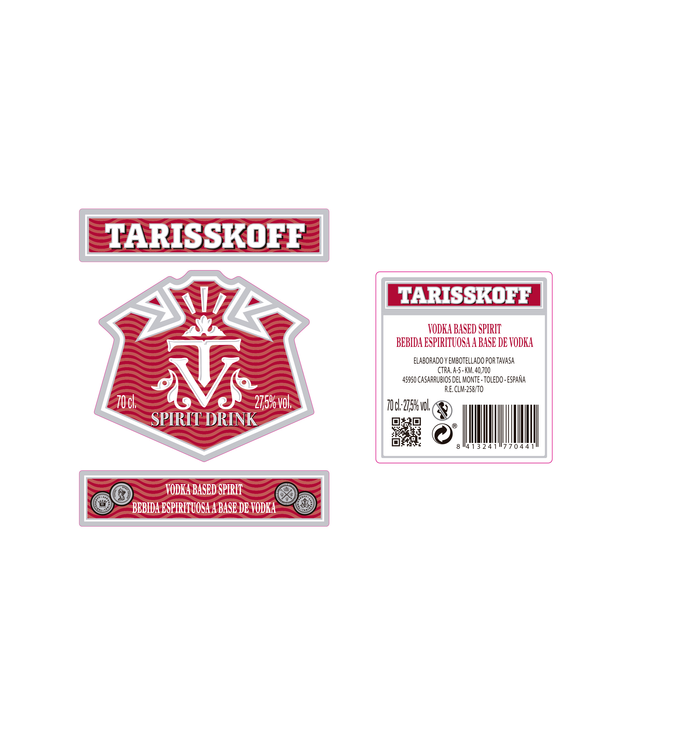 Spirit Vodka Tarisskoff
