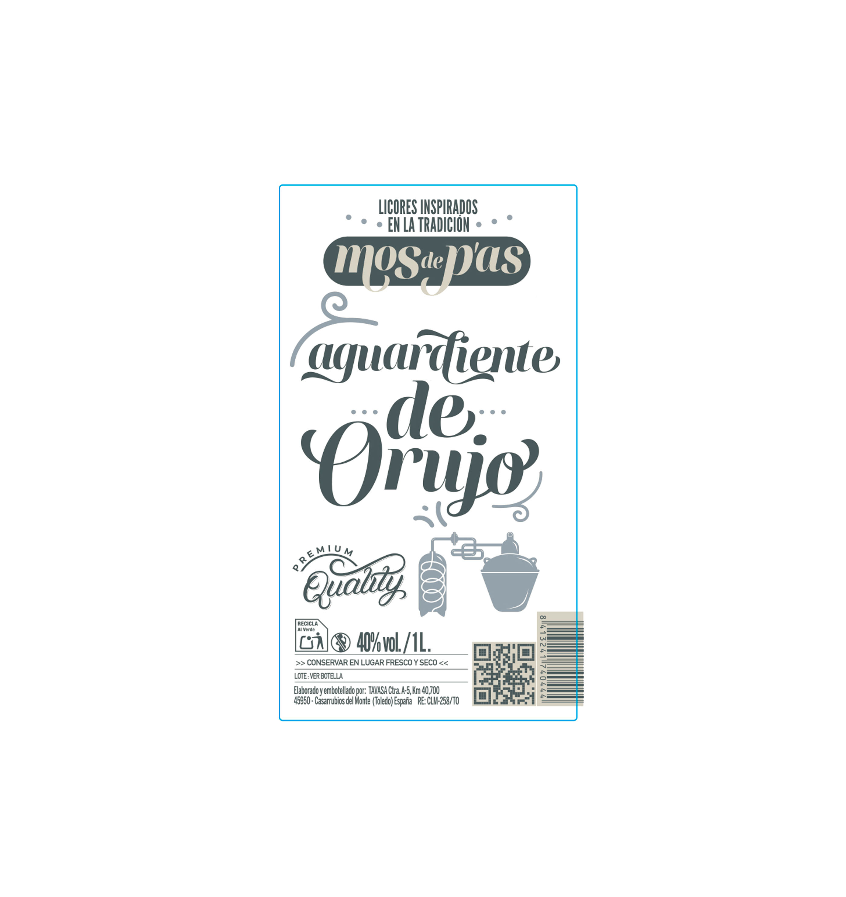 Aguardiente de Orujo Blanco