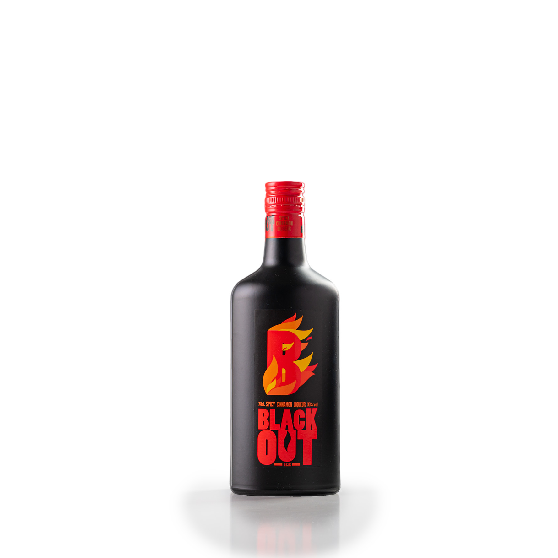 Spicy Cinnamon Whisky Liquor Black Out