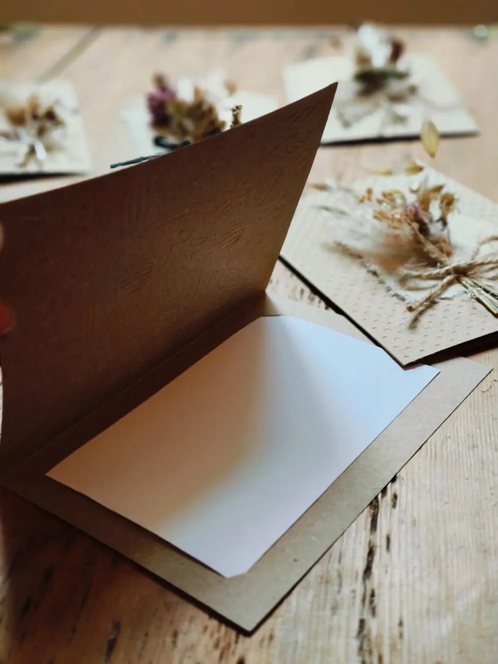 Carte de vœux avec enveloppe