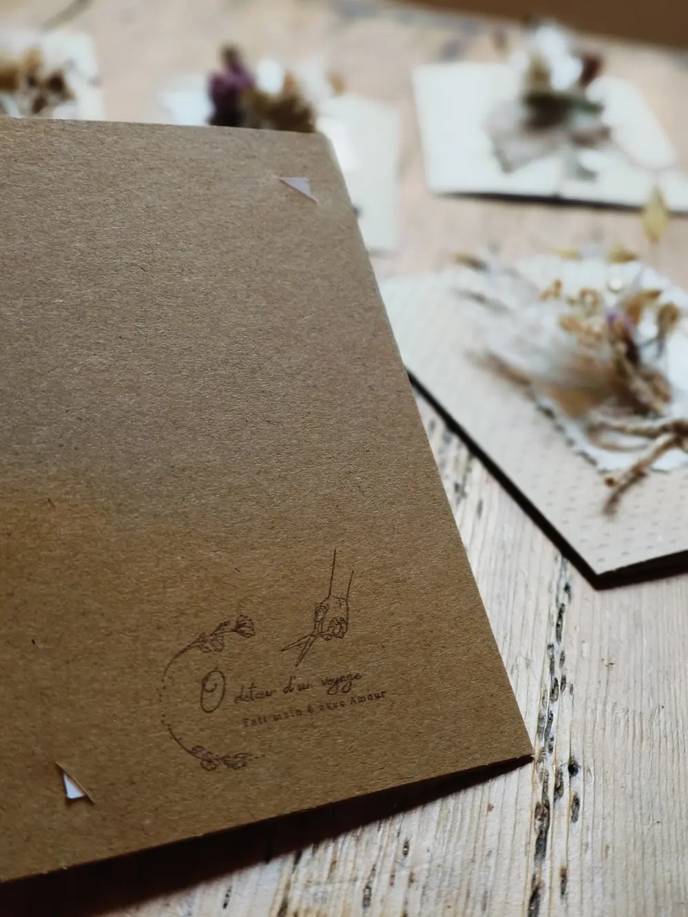 Carte de vœux avec enveloppe