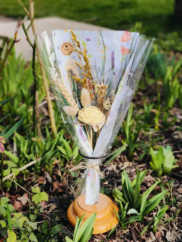 Bouquet de fleurs séchées & Diffuseur de parfum 