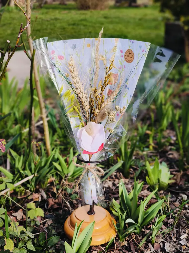 Bouquet de fleurs séchées & Diffuseur de parfum 