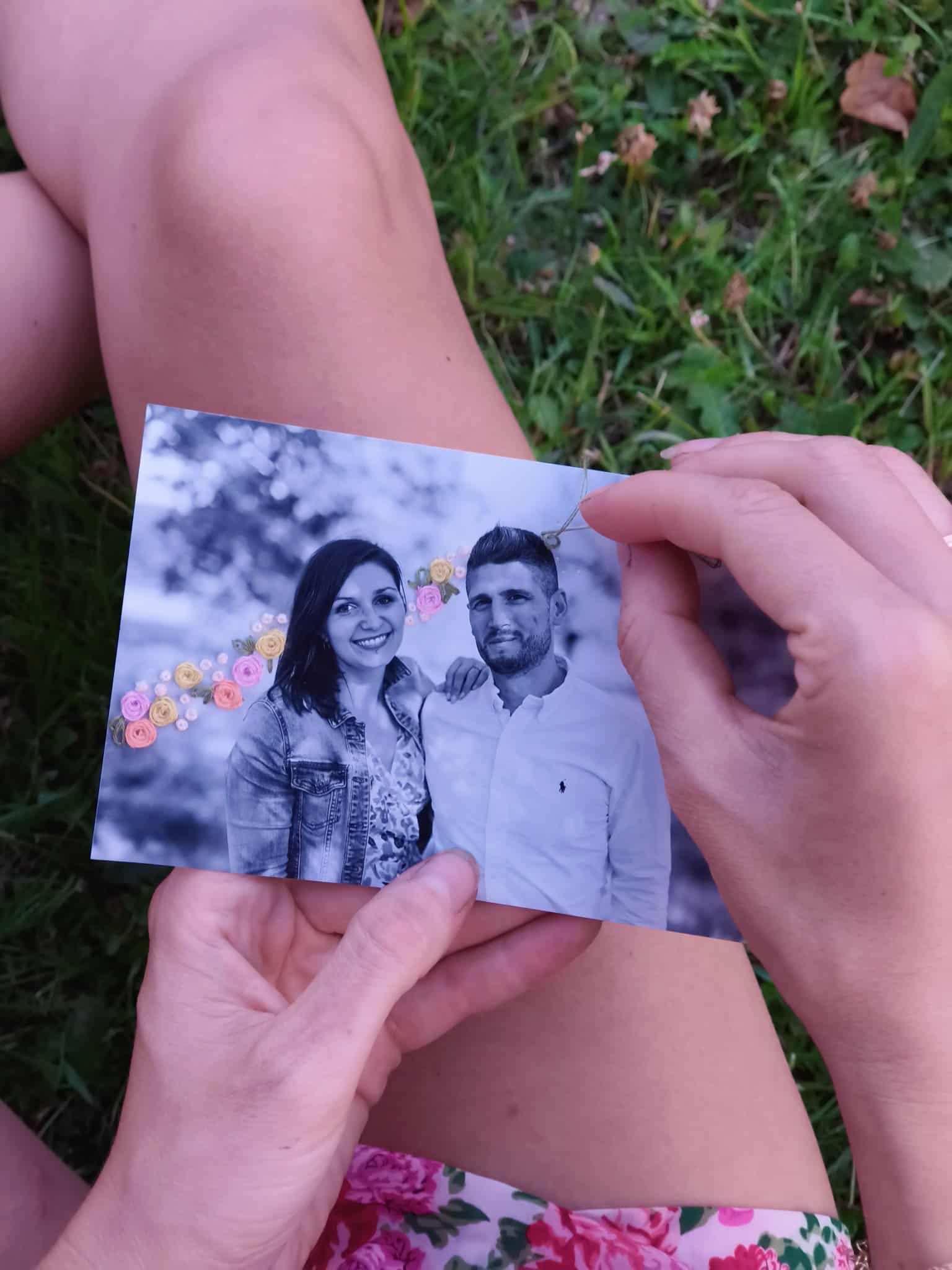 Cadre - Photo Brodée 10x15 cm