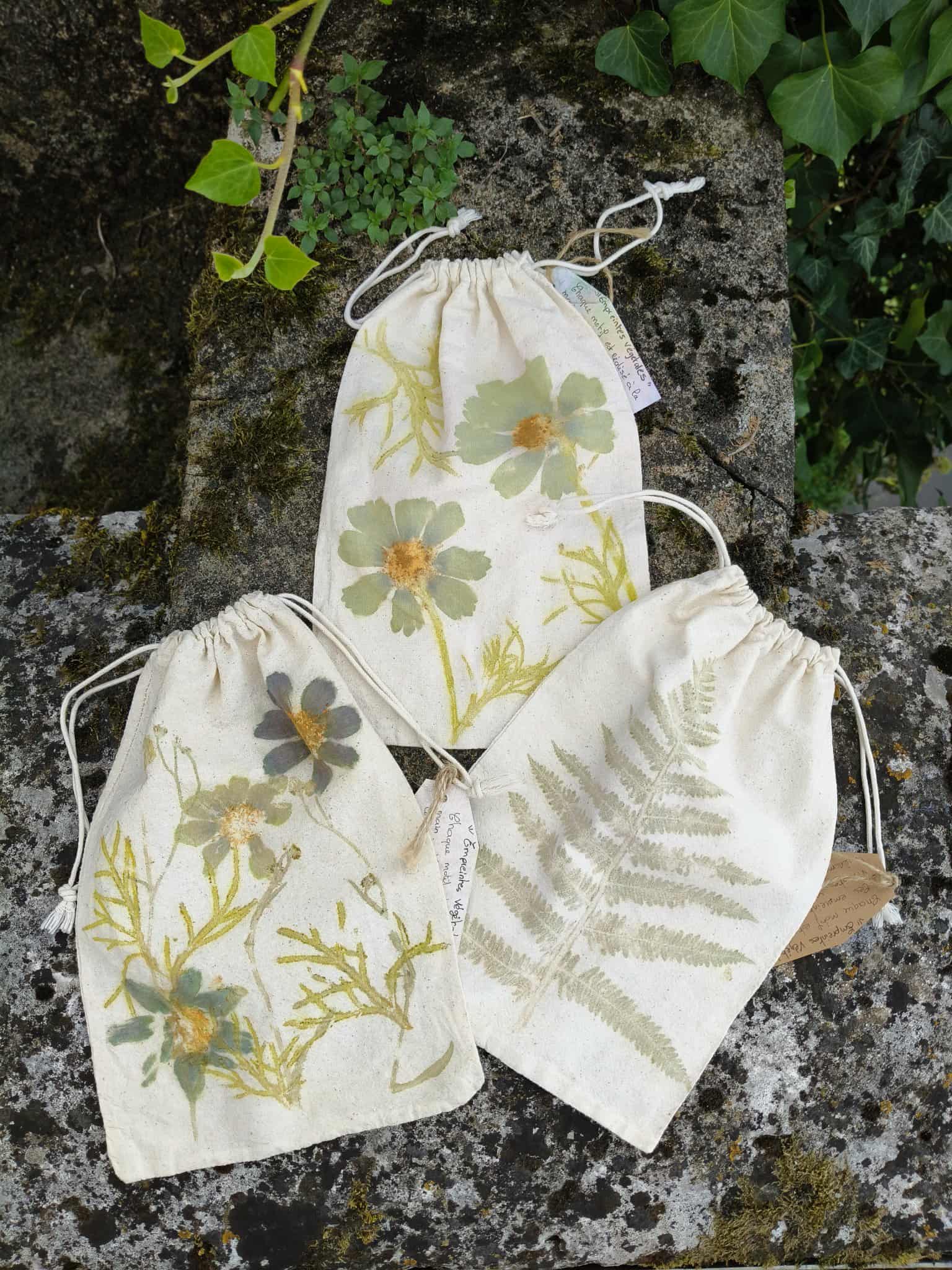 Pochon Empreinte végétale