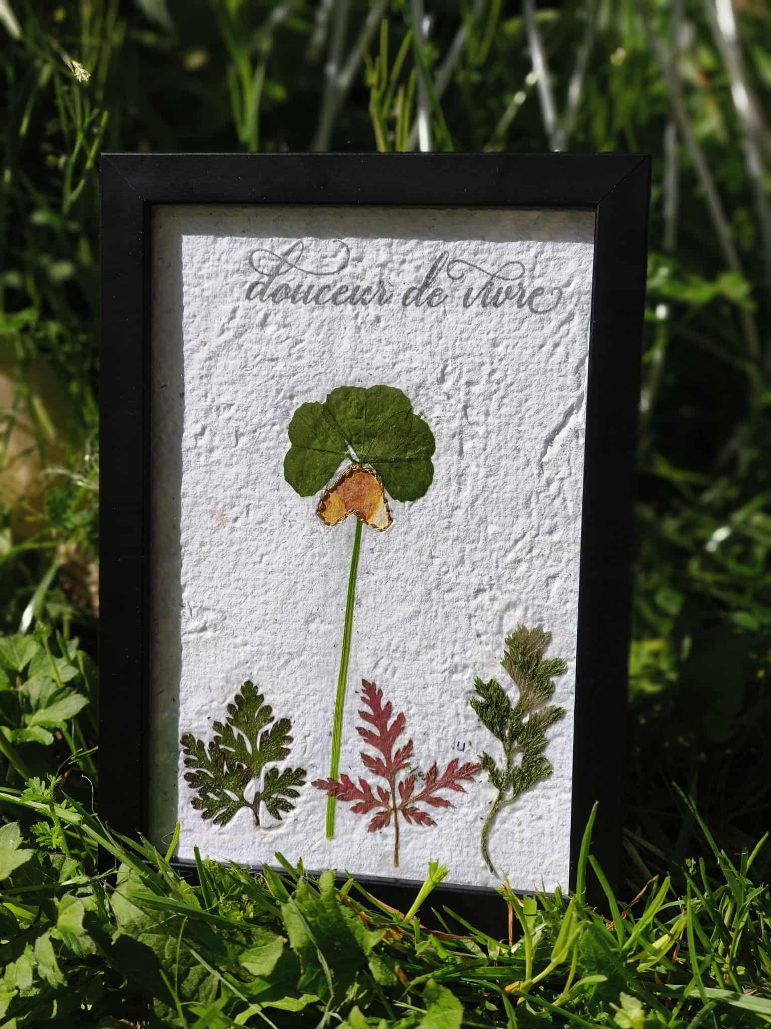 Cadre Porte Bonheur Brodé 