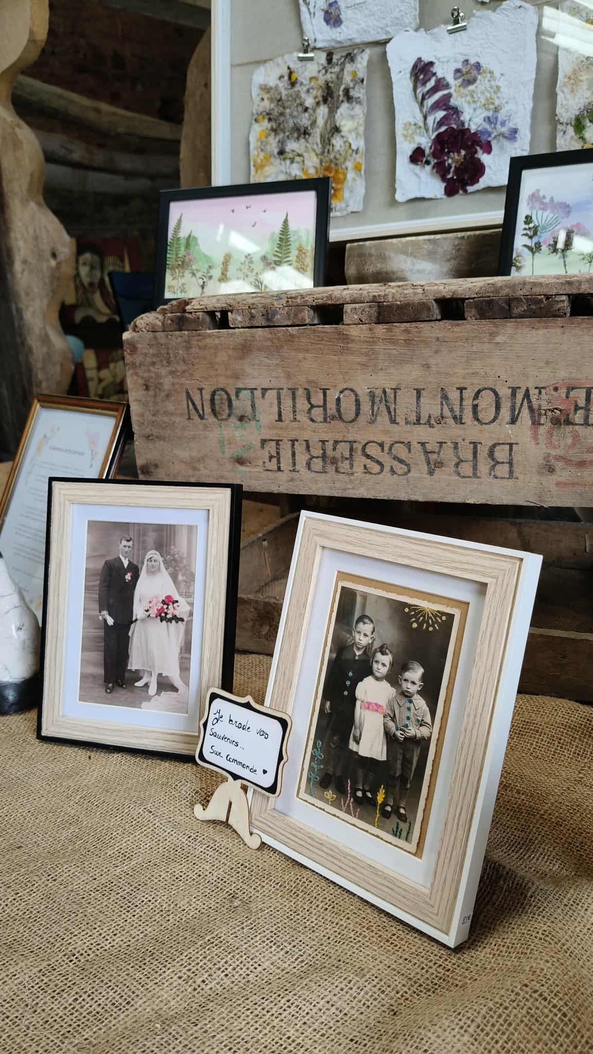 Cadre - Photo Brodée 10x15 cm