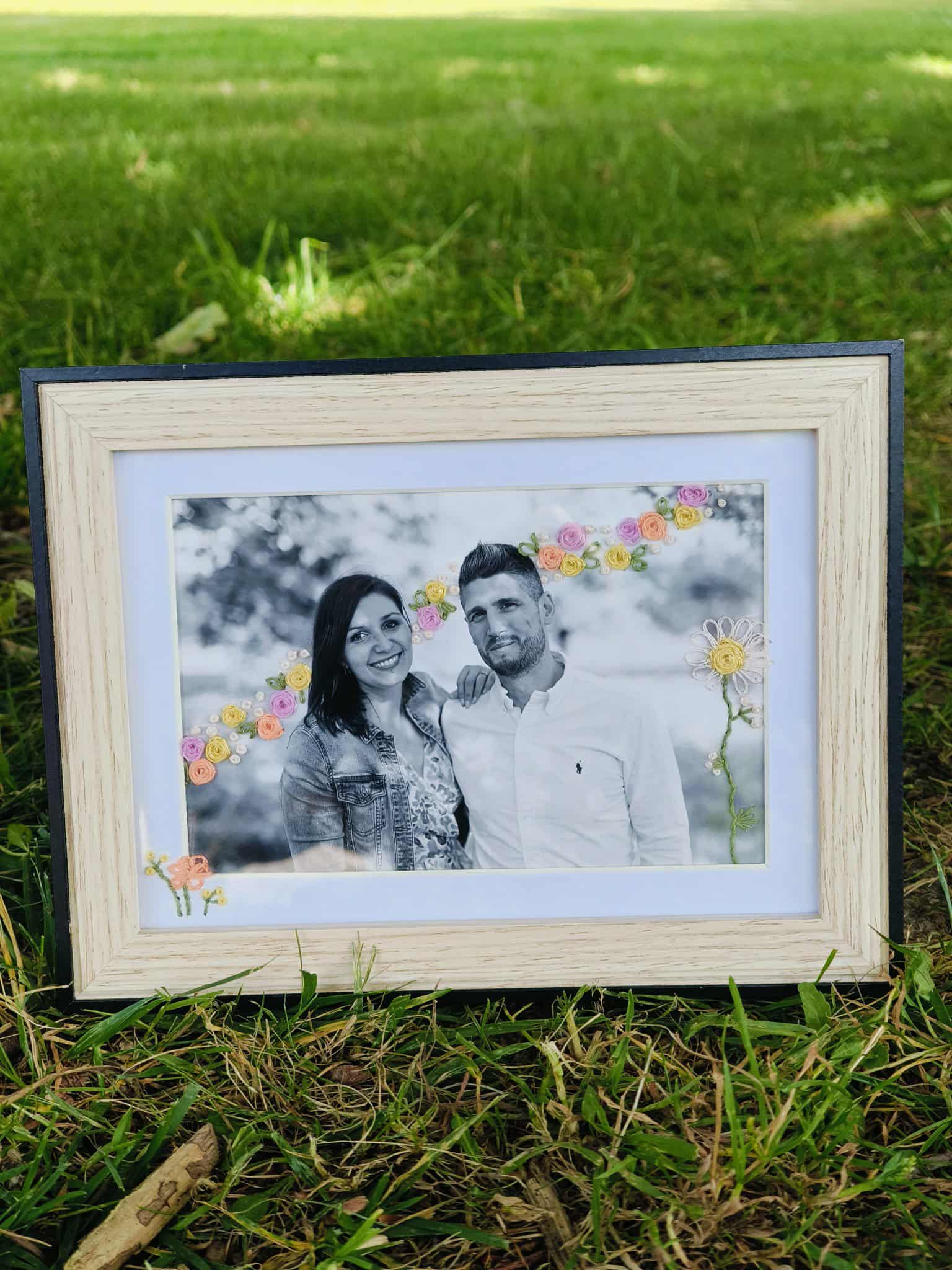 Cadre - Photo Brodée 10x15 cm