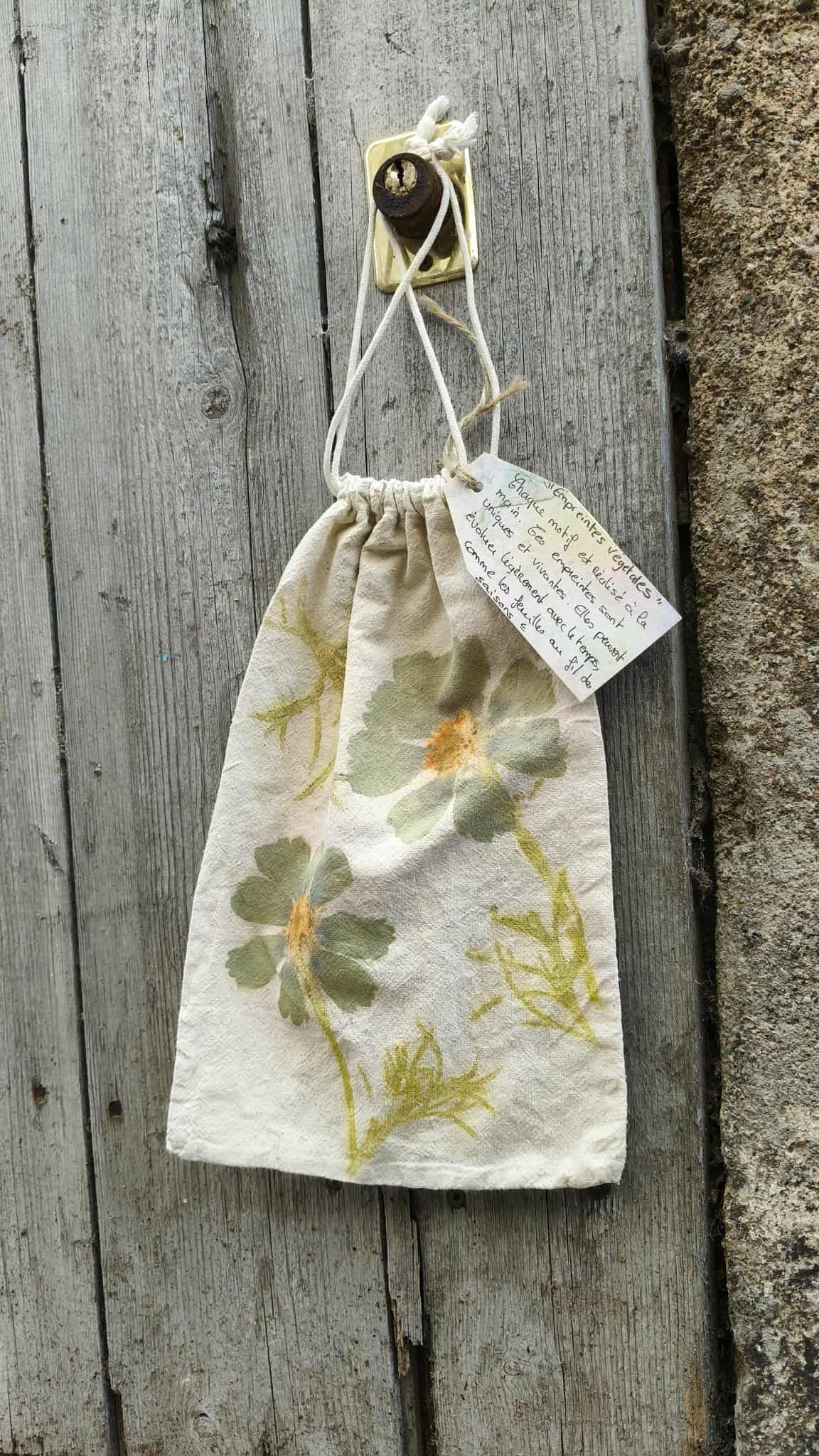 Pochon Empreinte végétale