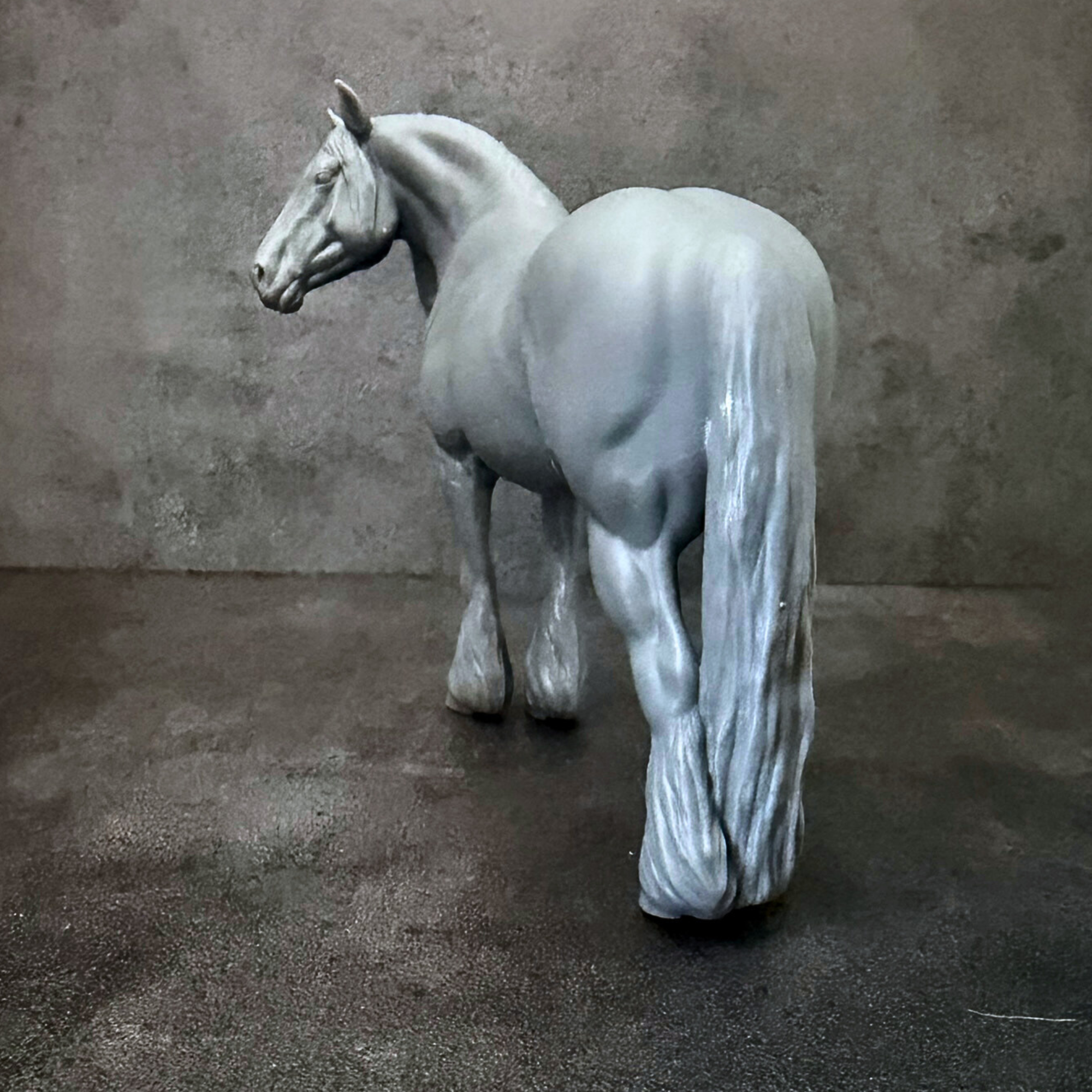 Irish Cob Mare by Carola Funder — Ready-to-Ship Studio Edition - 1:12 Scale