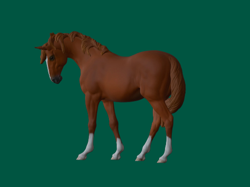 "Shay" by Printed Ponies - Dynamic Horse Model