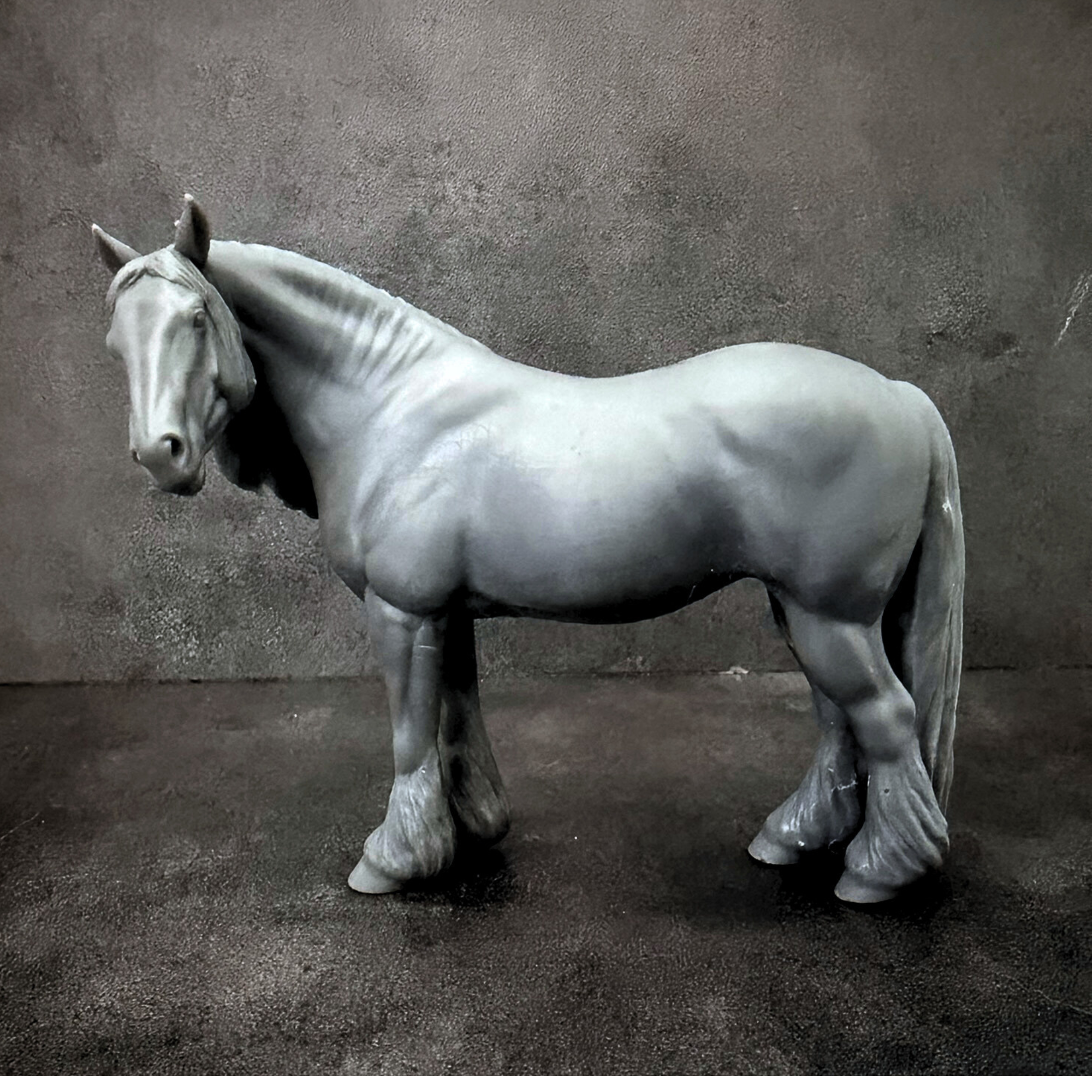Irish Cob Mare by Carola Funder — Ready-to-Ship Studio Edition - 1:12 Scale
