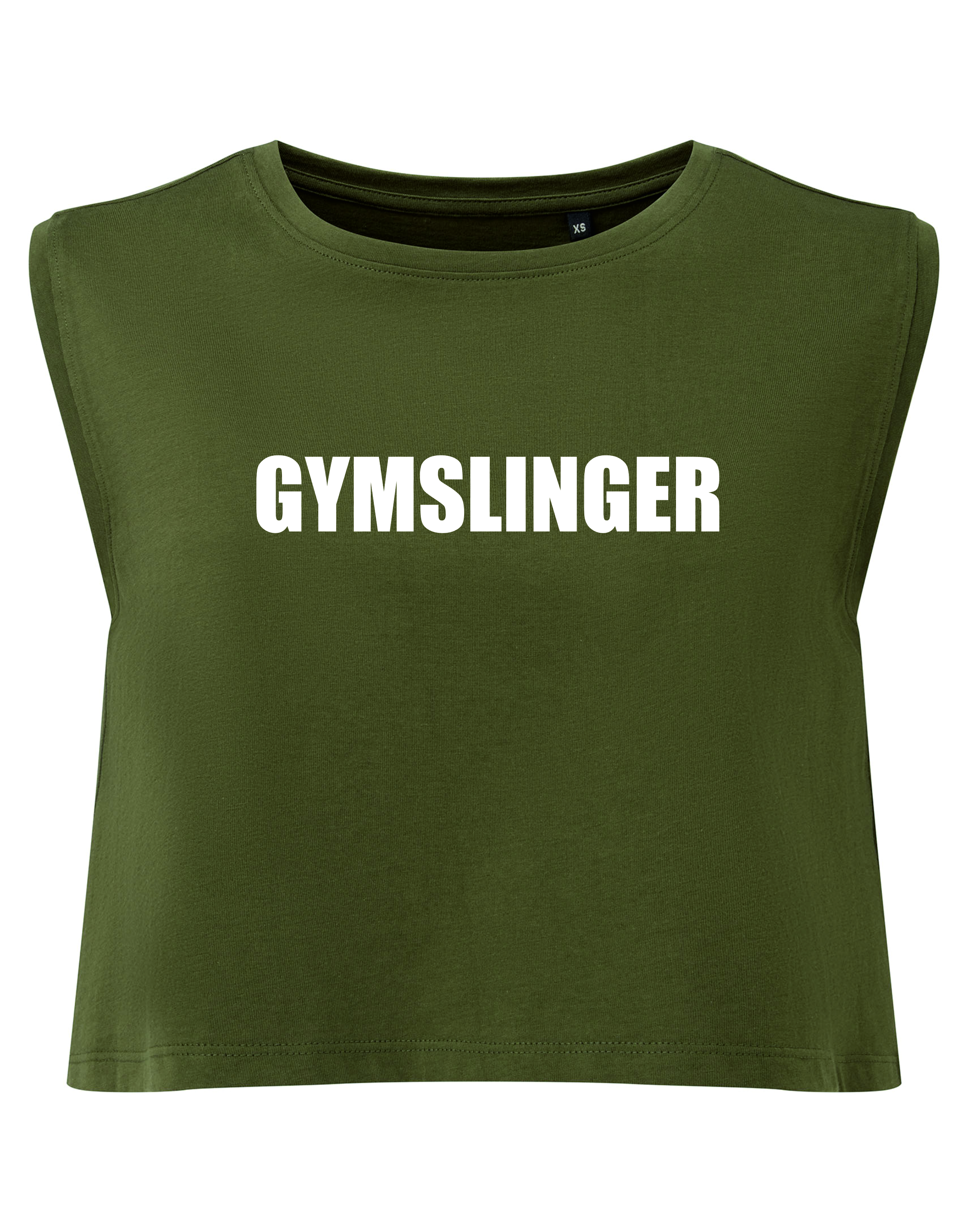Women’s Gymslinger organic crop tank