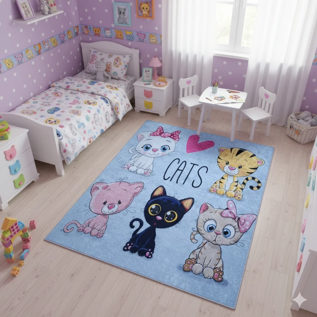 Dečiji tepih – mace (120 x 180cm)