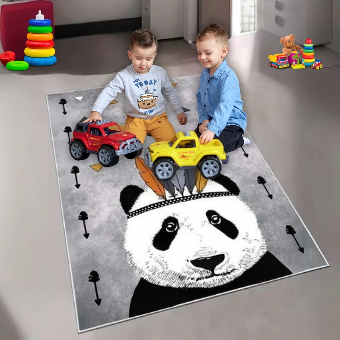 Dečiji tepih – panda sa perjem (120 x 180cm)