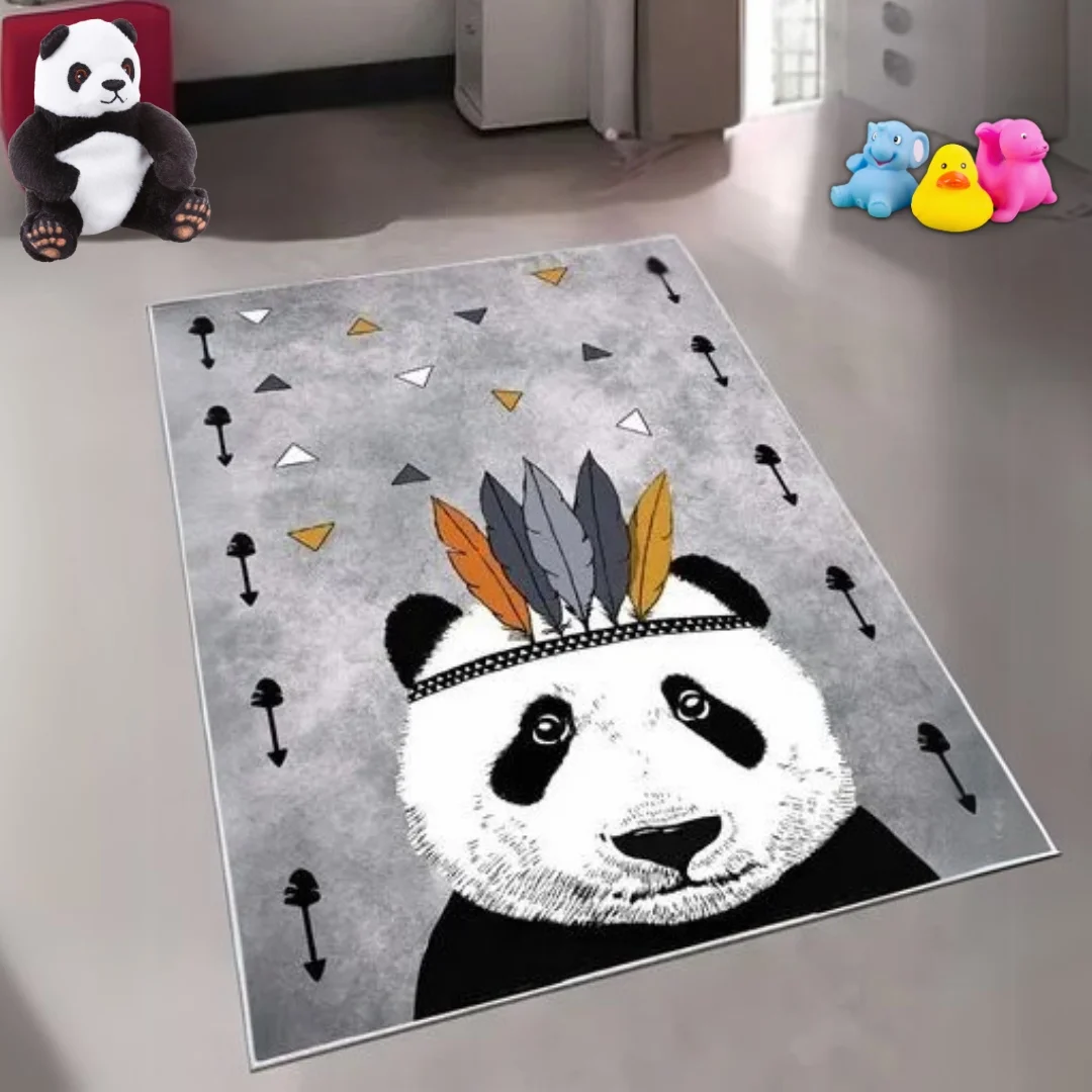 Dečiji tepih – panda sa perjem (120 x 180cm)
