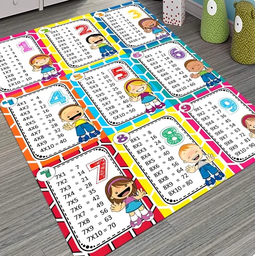 Dečiji tepih – tablica množenja (120 x 180cm)