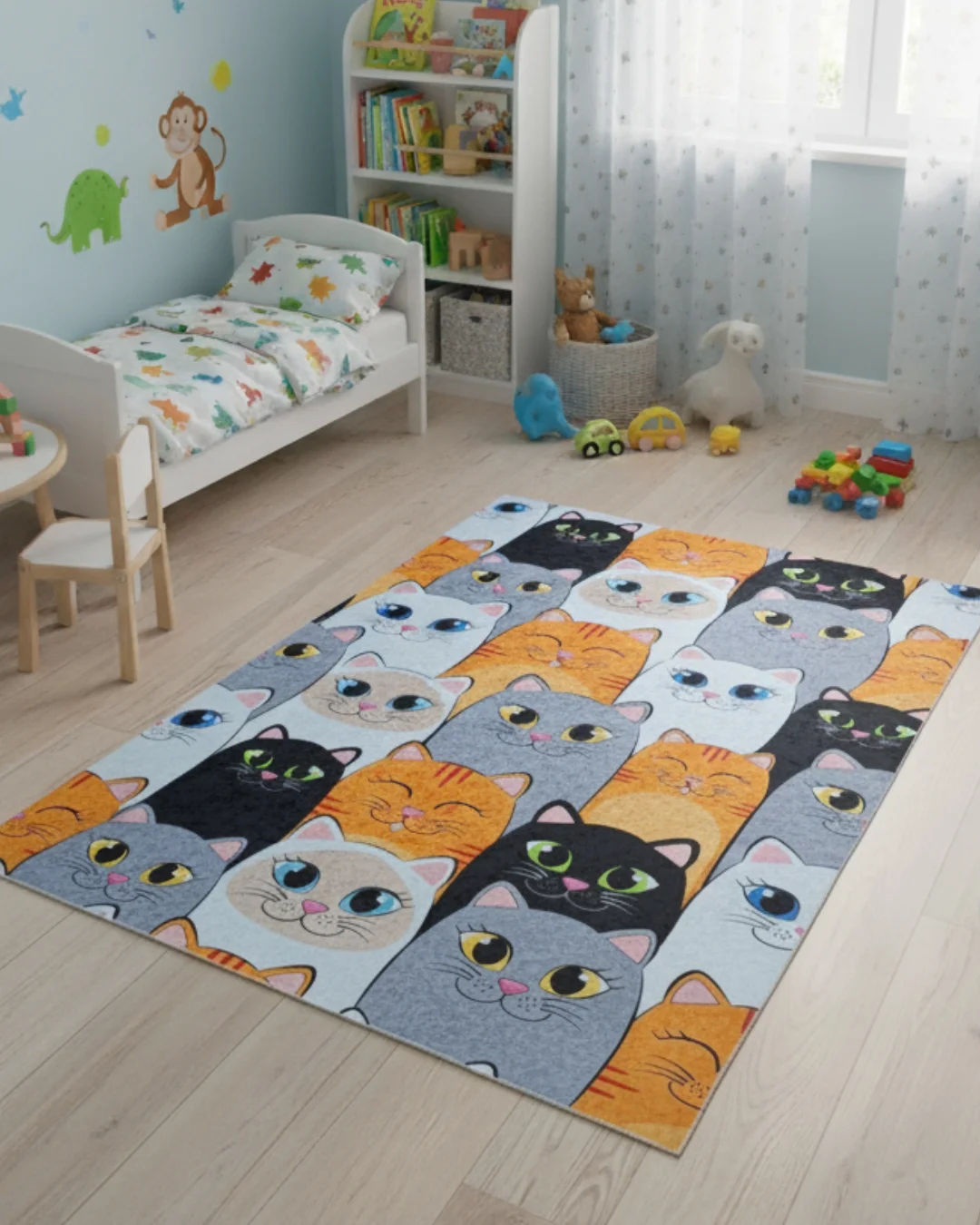 Dečiji tepih – šarene mace (120 x 180cm)