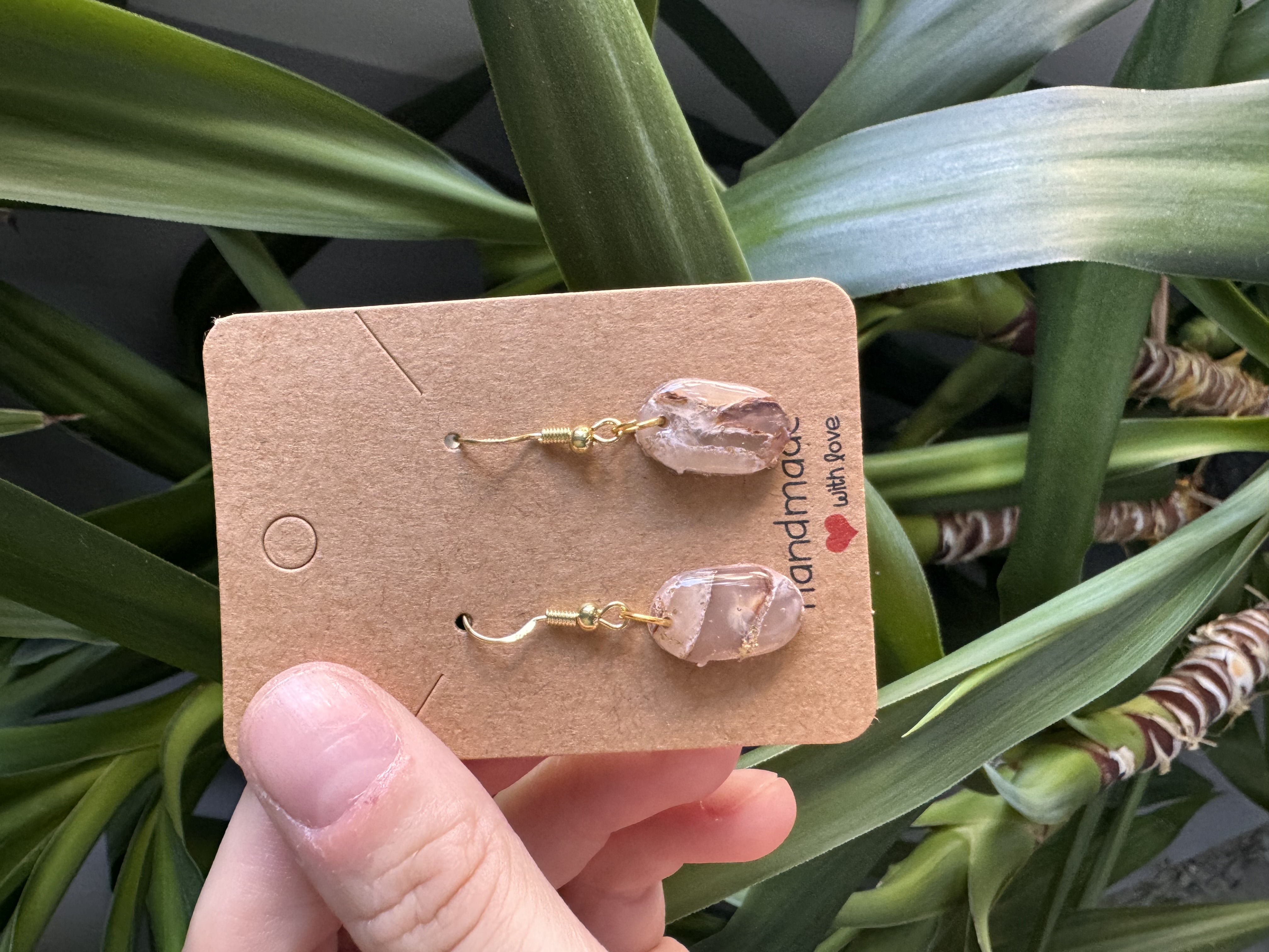 Handmade Unique Brown Stone Effect