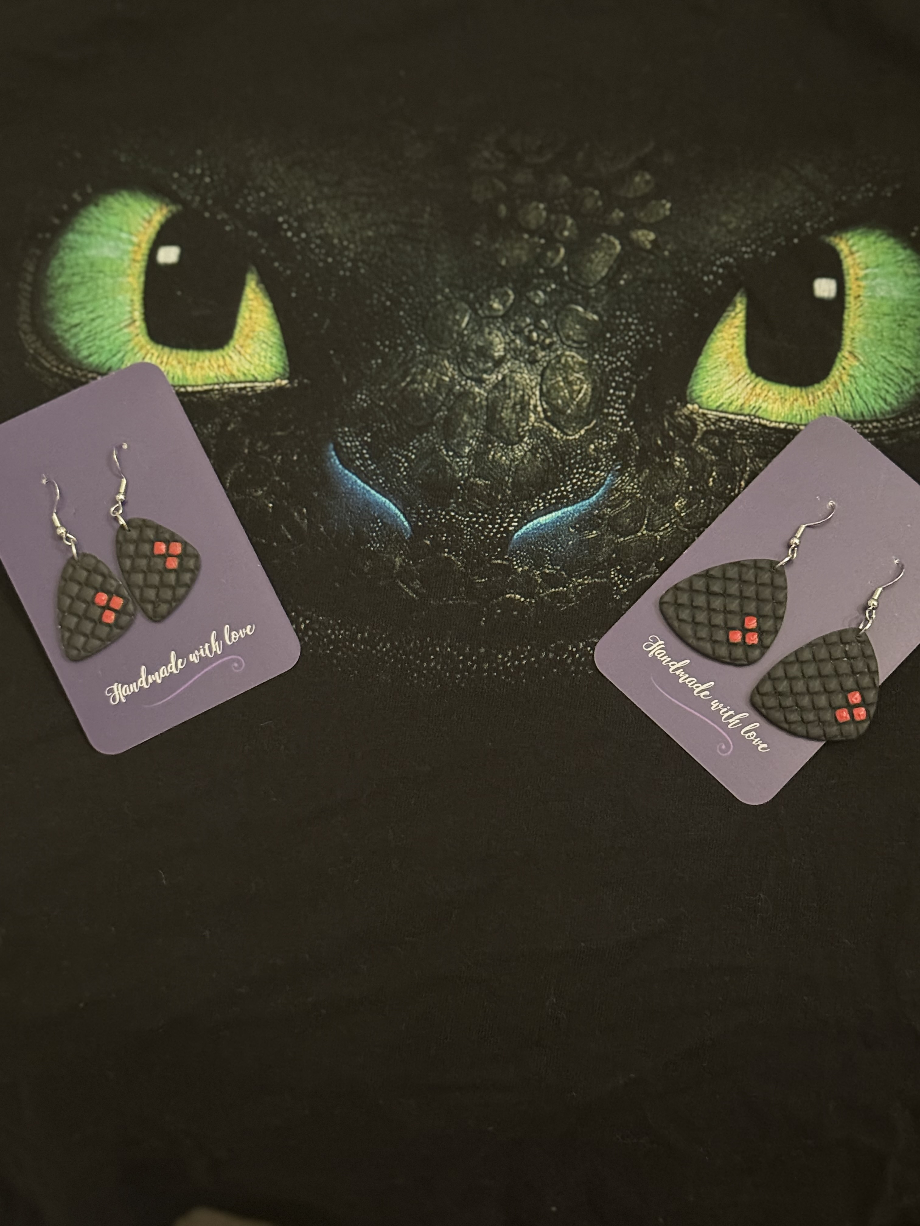 Handmade Dragon Earrings