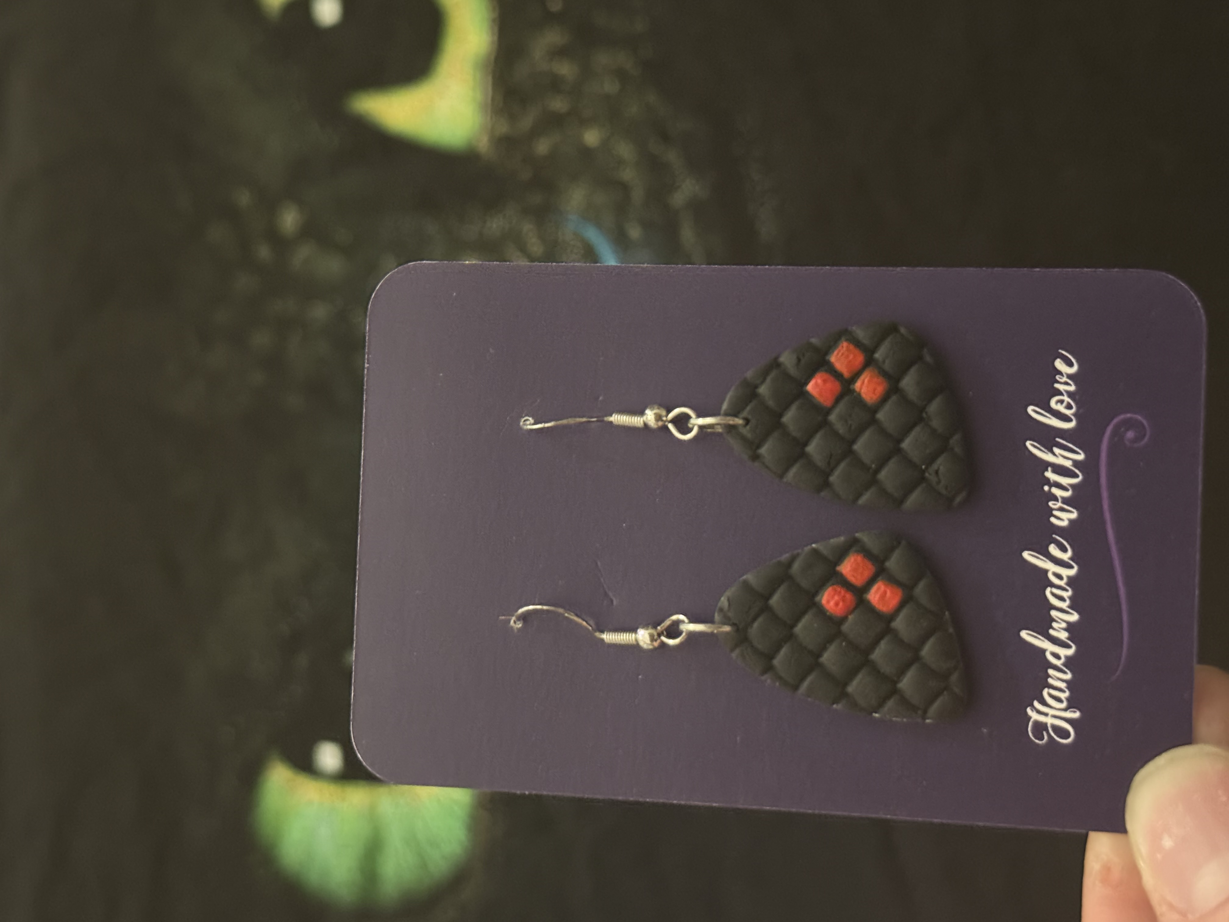 Handmade Dragon Earrings