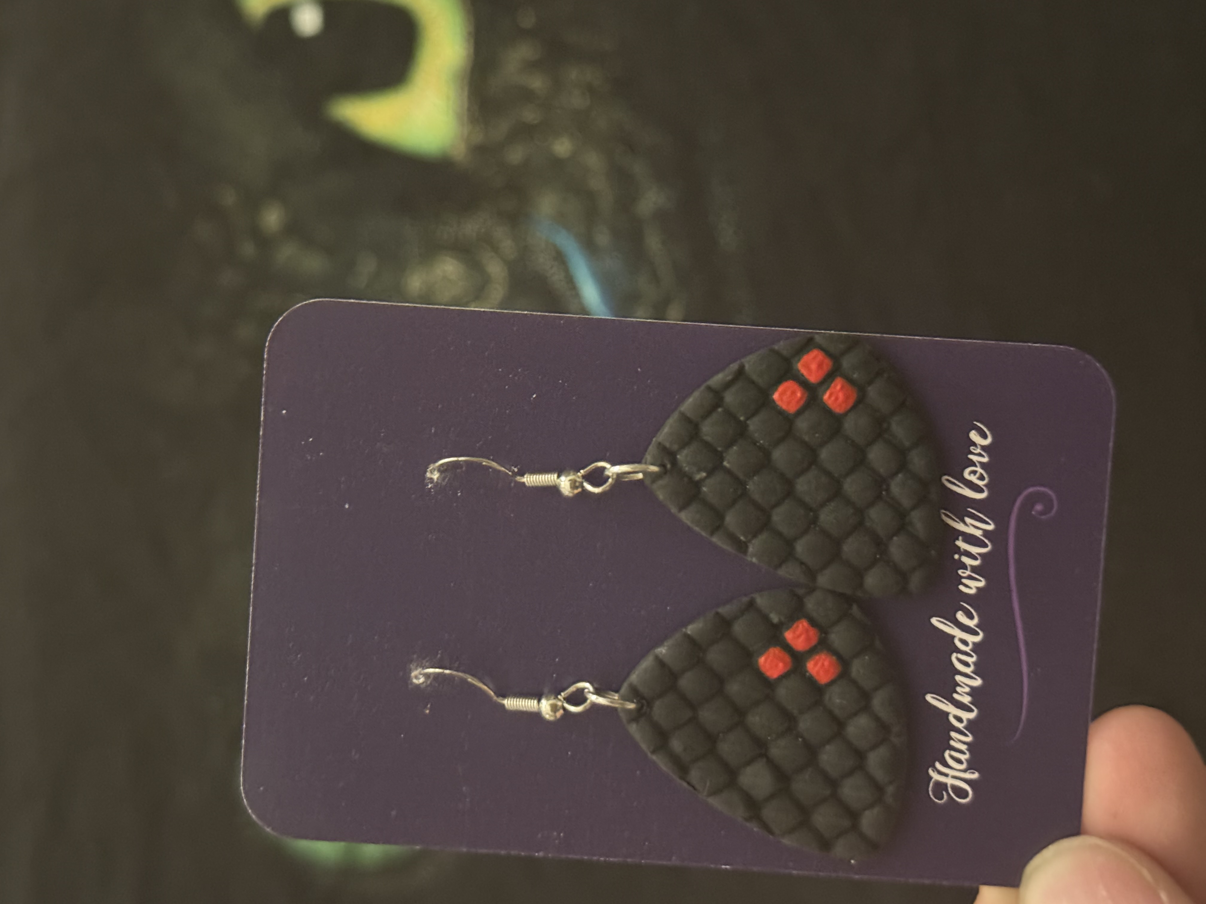 Handmade Dragon Earrings