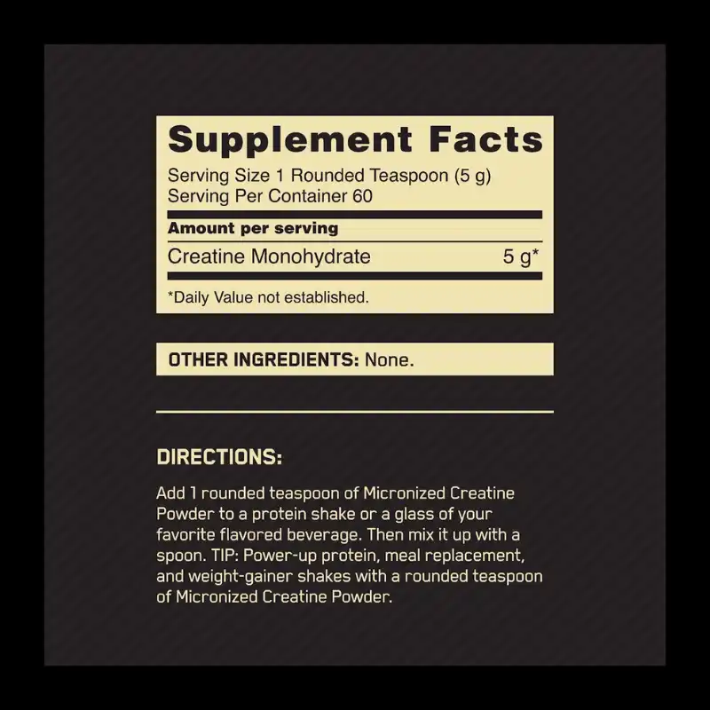 Creatina Optimun Nutrition