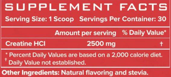 Creatine HCL Enhanced Athlete