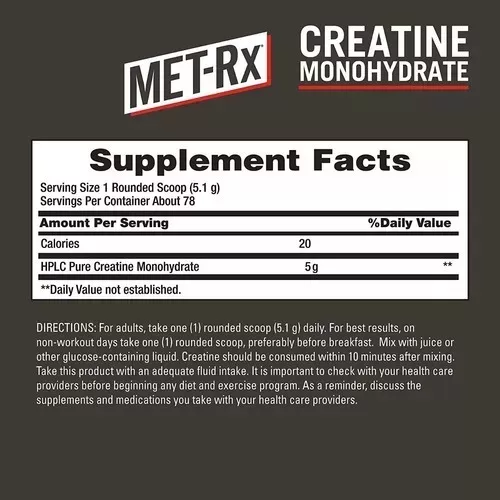 Creatina MET-Rx Nutrex