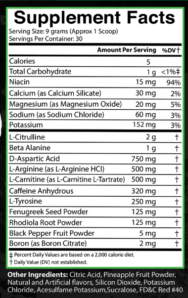 Raw Rage Pre-Workout
