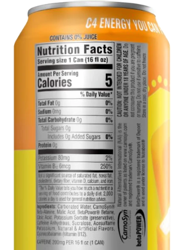 C4 Pre-Workout Lata