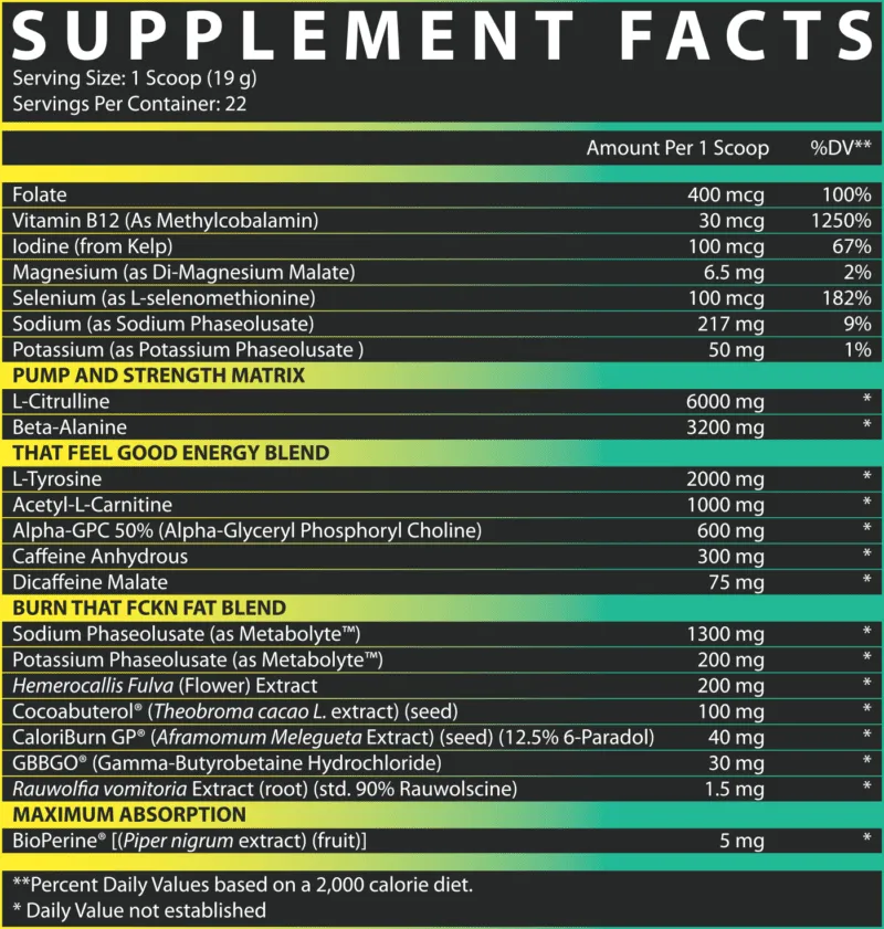 Outlift Burn - Pre-Workout 